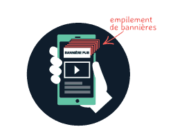 Les publicités cachées dans des applications mobiles